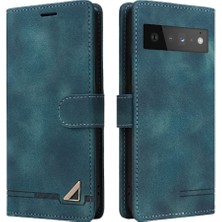 Mellow Shop Google Piksel 6 Pro Flip Kapak Için Flip Case Cüzdan Darbeye Basit Kılıf (Yurt Dışından)