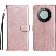 Mellow Shop Kart Yuvası Klasik Düz Renk Iş ile Huawei Mate 60 Için Flip Case (Yurt Dışından)