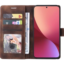 Xiaomi 12 Için Flip Case Deri Kılıf Basit Iş Kapak Çevirin Darbeye (Yurt Dışından)