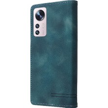 Mellow Shop Xiaomi 12 Için Flip Case Deri Kılıf Basit Iş Kapak Çevirin Darbeye (Yurt Dışından)