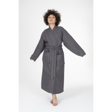 Varol Kaos Serisi Kimono Yaka Pike Bornoz Sabahlık