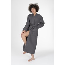 Varol Kaos Serisi Kimono Yaka Pike Bornoz Sabahlık