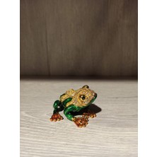 Miamantra Swarovski Taşlı Kurbağa Mücevherlik / Dekoratif Biblo
