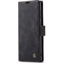 Samsung Galaxy S23 Ultra Kılıf Için Flip Case Kart Yuvası Kickstand Flip Folio (Yurt Dışından)