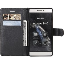 Mellow Shop Kart Yuvası Klasik ile Huawei P8 Iş Cüzdan Telefon Kılıfı Için Flip Case (Yurt Dışından)