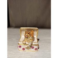 Miamantra Swarovski Taşlı Köpek Mücevherlik / Dekoratif Biblo