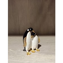 Miamantra Swarovski Taşlı  Penguen Mücevherlik / Dekoratif Biblo