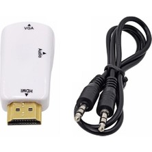 Wiberc HDMI To VGA Çevirici Dönüştürücü Adaptör