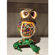 Miamantra Swarovski Taşlı Baykuş Mücevherlik / Dekoratif Biblo