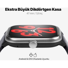 Ttec Tempus Pro 47MM Amoled Ekranlı Dikdörtgen Kasa Akıllı Saat