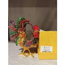 Miamantra Swarovski Taşlı Horoz Mücevherlik / Dekoratif Biblo
