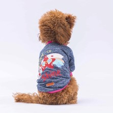 Pawstar Koyu Mavi Shine Kedi Köpek Sweati - Kedi Köpek Kıyafeti