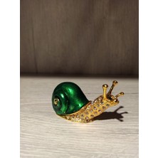 Miamantra Swarovski Taşlı  Salyangoz Mücevherlik / Dekoratif Biblo