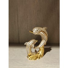 Miamantra Swarovski Taşlı Yunus Balığı Mücevherlik / Dekoratif Biblo