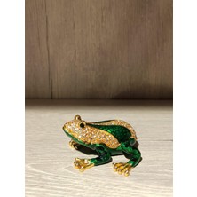Miamantra Swarovski Taşlı Kurbağa Mücevherlik / Dekoratif Biblo