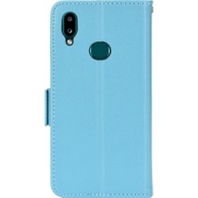 YH Mall Samsung Galaxy A10S Manyetik Yan Toka Cüzdan Kart Yuvaları Tutucu (Yurt Dışından)