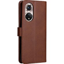 YH Mall Kart Yuvası ile Huawei Nova 9 Için Flip Case Iş Cüzdan Telefon Kılıfı Yüksek (Yurt Dışından)