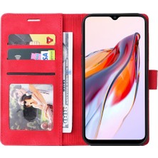 YH Mall Xiaomi Redmi 12C Deri Kılıf Için Flip Case Darbeye Basit Iş (Yurt Dışından)