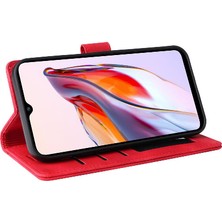 YH Mall Xiaomi Redmi 12C Deri Kılıf Için Flip Case Darbeye Basit Iş (Yurt Dışından)