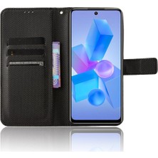 YH Mall Infinix Sıcak 40 Pro 4g Kart Tutucu Manyetik Cüzdan Kapak Kickstand Için Kılıf (Yurt Dışından)