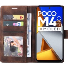 YH Mall Xiaomi Poco M4 Pro Için Flip Case Cüzdan Kapak Çevirin Deri Kılıf Basit (Yurt Dışından)