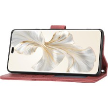 YH Mall Onur Için Flip Case 100 Pro 5g Pu Deri Darbeye Koruyucu Kickstand (Yurt Dışından)