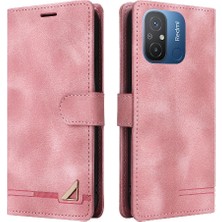 YH Mall Xiaomi Redmi 12C Deri Kılıf Için Flip Case Darbeye Basit Iş (Yurt Dışından)