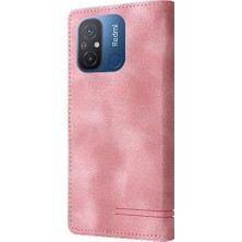 YH Mall Xiaomi Redmi 12C Deri Kılıf Için Flip Case Darbeye Basit Iş (Yurt Dışından)