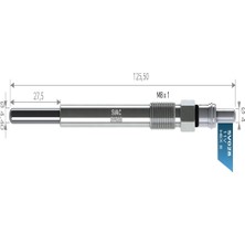 Svac Ford Fiesta Isıtma Bujisi Geçmeli Tip 2002-201