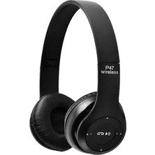 Karleader Kulaküstü Katlanabilir Stereo Hafıza Kartı Girişli Bluetooth Kulaklık – Siyah