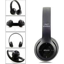 Karleader Kulaküstü Katlanabilir Stereo Hafıza Kartı Girişli Bluetooth Kulaklık – Siyah