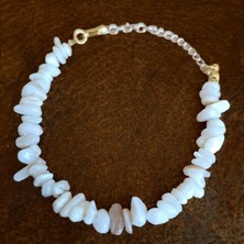 Sedef Taşı Bileklik Doğal Taş Bileklik Orijinal Komple Çelik Doğal Kırıktaş Bileklik