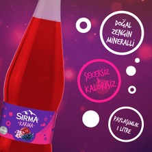 Sırma Karma Karadut ve Kiraz Çiçeği Aromalı Vişneli Doğal Maden Suyu 1 L X4