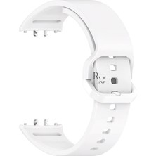 Clemon Samsung Galaxy Fit 3 Ile Uyumlu Silikon Spor Kordonlu Klasik Kayış Kordon