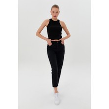 Nish&Chic Gabardin Mom Jean Pantolon