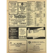 Hasyılmaz Ankara 1986 Meslek Reklam Ilanı Efemera S125