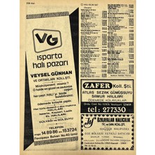 Hasyılmaz Izmir 1982-1983 Meslek Reklam Ilanı Efemera S207