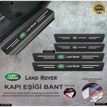 DK Elektronik Land Rover Uyumlu Karbon Kapı Eşiği Koruyucu Suni Deri 4'lü Set