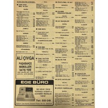 Hasyılmaz Manisa 1987 Meslek Reklam Ilanı Efemera S-21