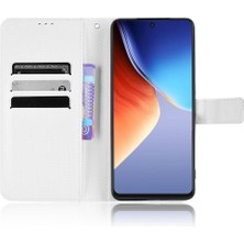 Manyi Mall Tecno Camon 19 Pro Kart Tutucu Manyetik Cüzdan Kickstand Kapak Için Kılıf (Yurt Dışından)