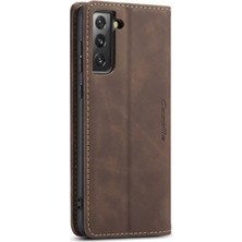 Samsung Galaxy S21 Artı Kılıf Kart Yuvası Için Flip Case Kickstand Flip Folio (Yurt Dışından)