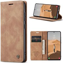 Manyi Mall Samsung Galaxy S22 Flip Case Için Folio Kitap Vintage Pu Deri Cüzdan (Yurt Dışından)