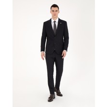 Pierre Cardin Erkek Siyah Slim Fit Takım Elbise 50285263-VR046