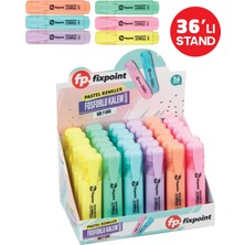 Fixpoint Fosforlu Kalem Pastel Renkfixpoint P 5808 36'lı Paket