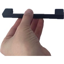 Glaswen 12 Adet Marmara Kulp 128 mm Siyah Mutfak Kulpu Çekmece Dolap Kapak Kulbu Metal  Mobilya Dolabı Kulpları