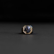 Emren Jewelry 925 Ayar Gümüş Aslan Başı Erkek Yüzük