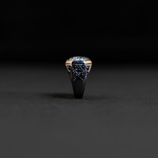 Emren Jewelry 925 Ayar Gümüş Aslan Başı Erkek Yüzük
