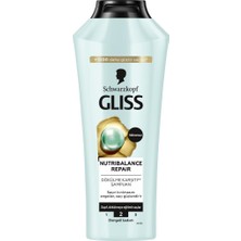 Gliss Nutribalance Repair Saç Dökülmesine Karşı Şampuan 400 ml x 2 Adet