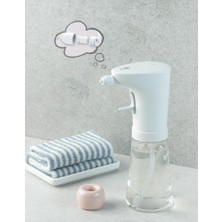 Yaci Shop Köpük Tarzı 260ML El Köpük Sabunluklar Şarjlı Banyo Akıllı Yıkama El Makinesi Sprey Sabun Pompası (Yurt Dışından)