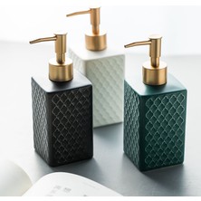 Yaci Shop Sarı Stil Seramik Banyo Losyon Şişesi El Temizleyici Losyon Pres Şişesi Banyo Ev Dekorasyon Sabunluk Banyo Aksesuarları (Yurt Dışından)